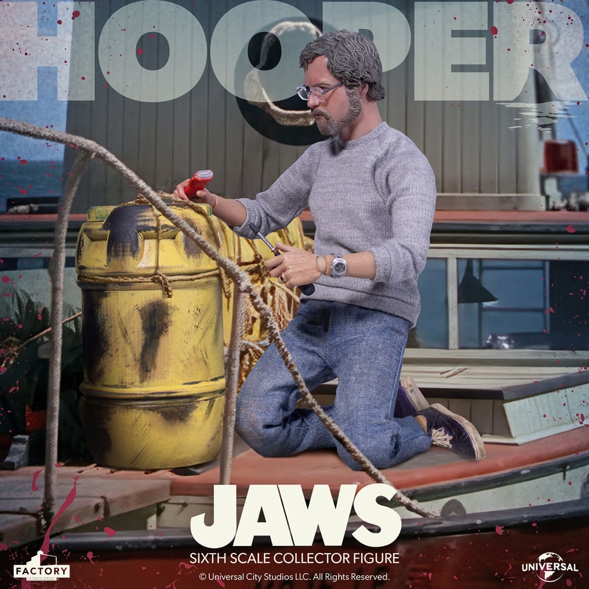 Jaws Hooper Sixth Scale Figure - Prototype Shown View 4