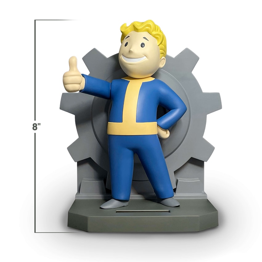 Fallout Vault Boy Waver Statues - Prototype Shown View 2