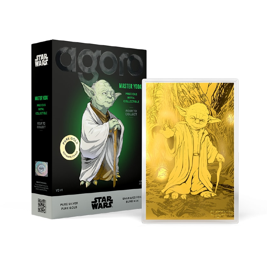 Star Wars Master Yoda™ Blind Box Silver Collectible  View 3