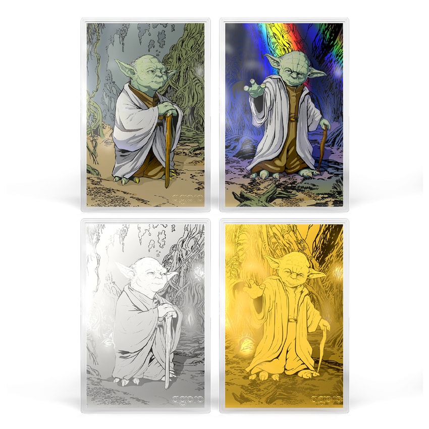 Star Wars Master Yoda™ Blind Box Silver Collectible  View 6