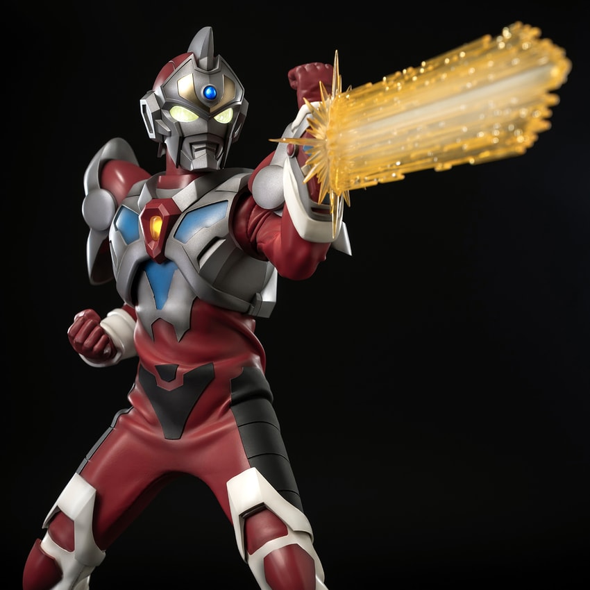 Gridman Gridman the Hyper Agent (Tokusatsu Color Version) Action Figure - Prototype Shown View 4