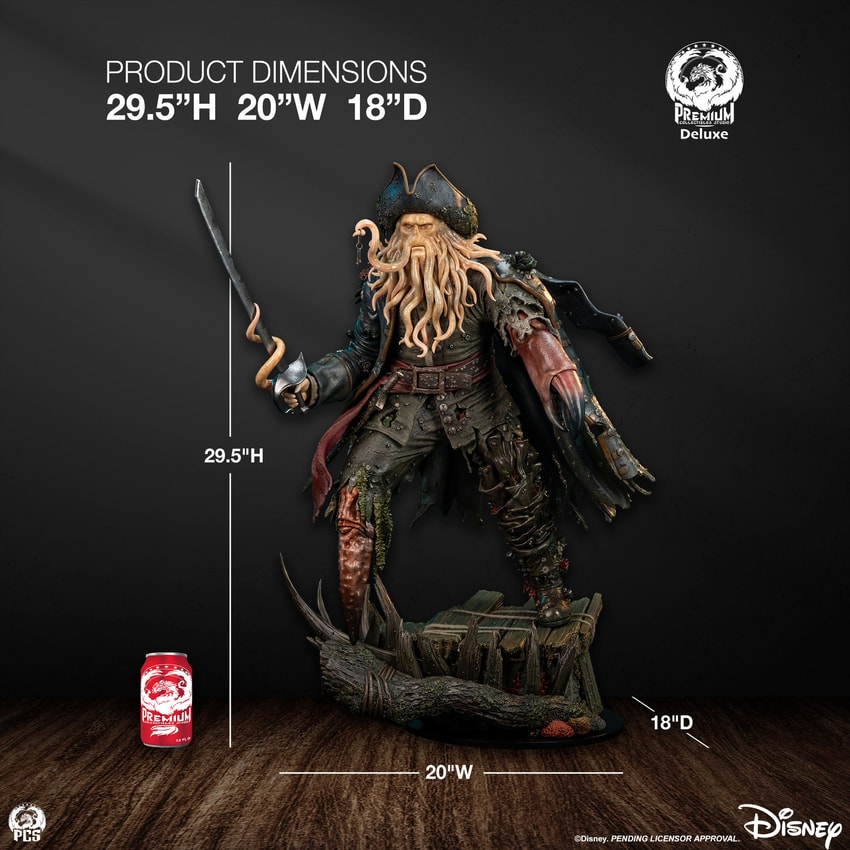 Disney Davy Jones (Deluxe Edition) 1:3 Scale Statue - Prototype Shown View 2