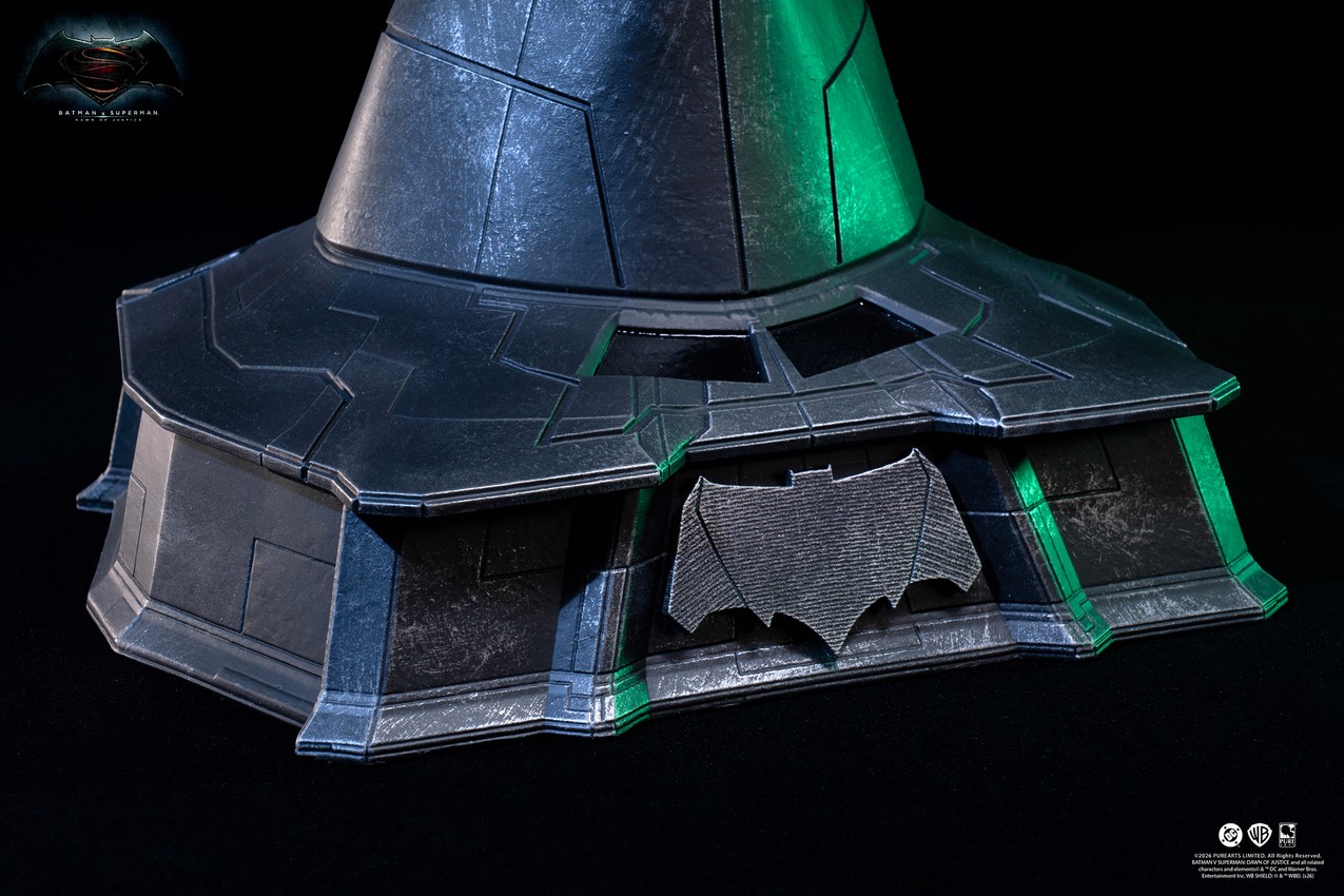 DC Comics Armored Batman Helmet Art Mask Prop Replica - Prototype Shown View 2