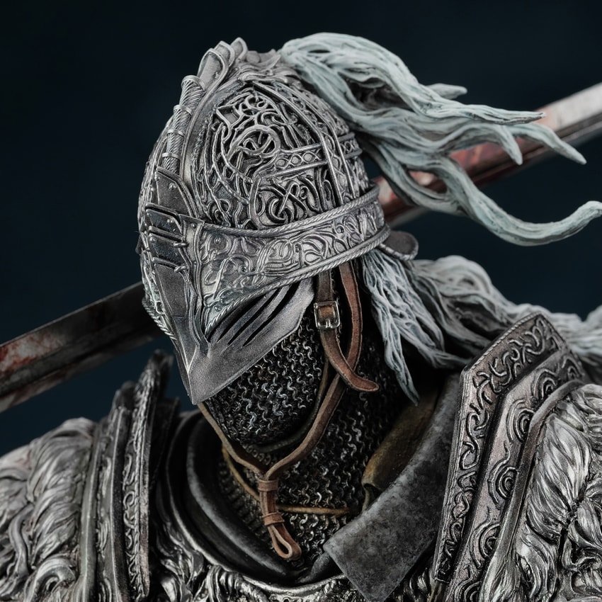 Elden Ring Raging Wolf Statues - Prototype Shown View 6