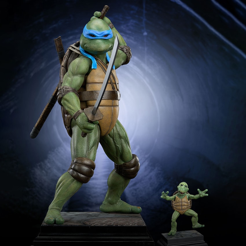 Teenage Mutant Ninja Turtles TMNT- Leonardo (Deluxe Edition) 1:2 Scale Statue - Prototype Shown View 1