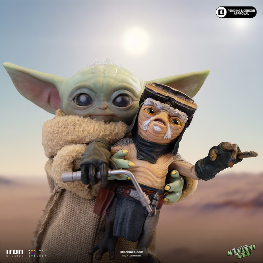 Star Wars Grogu No Squeezy Quarter Scale Statue - Prototype Shown View 1