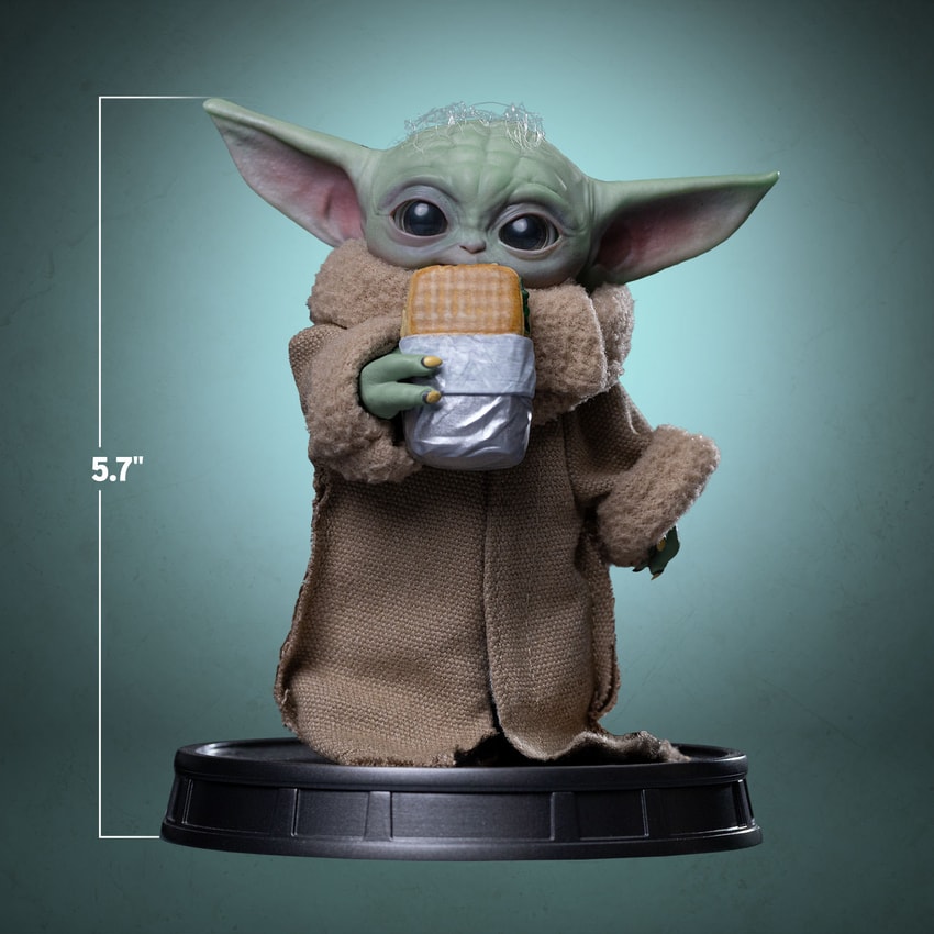 Star Wars Grogu Food Cart Snack Quarter Scale Statue - Prototype Shown View 2