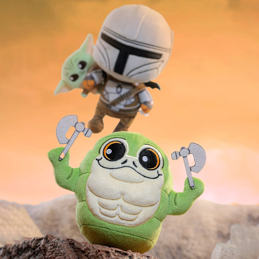 The Mandalorian and Grogu Cosbi Plush Keychain Collection Blind