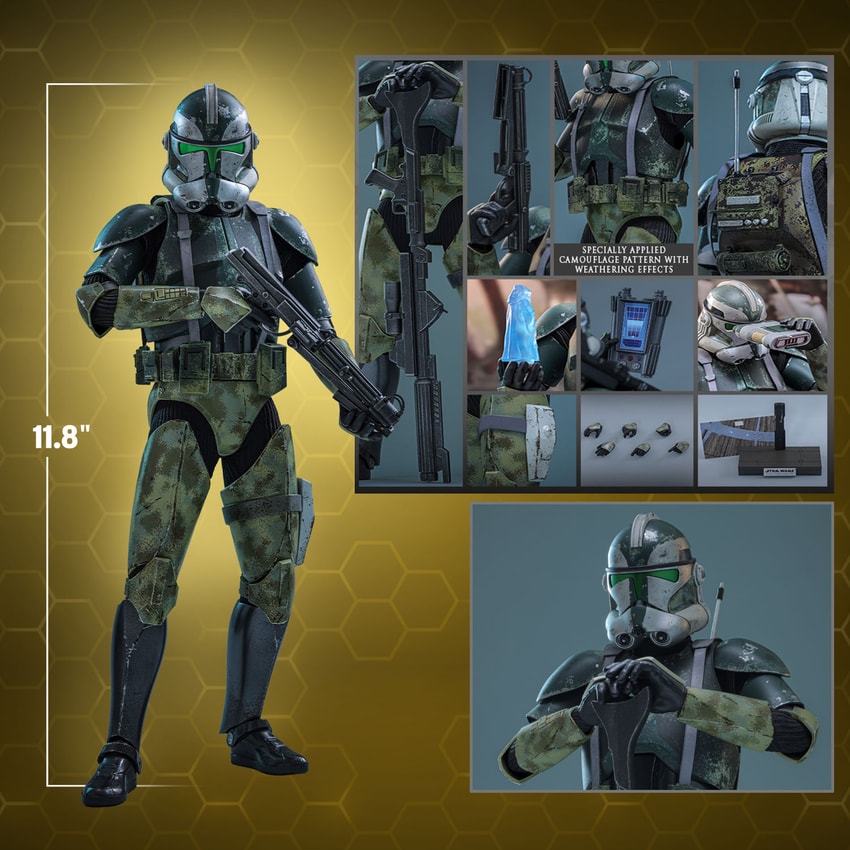SF・ファンタジー・ホラー Star Wars Clone Commander Gree Preorder! Hot Toys MMS877 Star Wars: Revenge of the Sith 1/6th