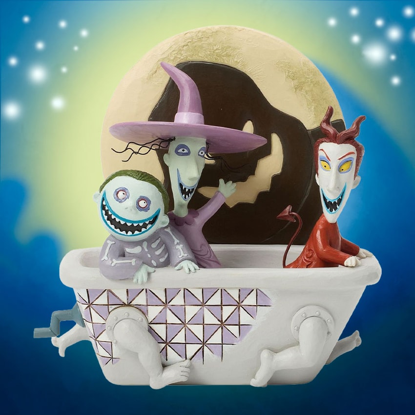 Disney Lock, Shock and Barrel in Tub Figurine - Prototype Shown View 1