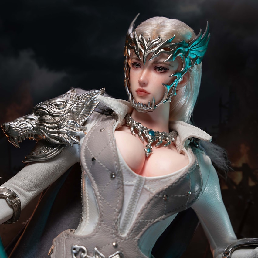 TBLeague The Girl Under Wolf’s Ward (Silver) Sixth Scale Figure - Prototype Shown View 6