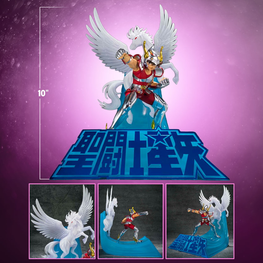 Saint Seiya Pegasus Seiya (First Bronze Cloth) Statues - Prototype Shown View 2