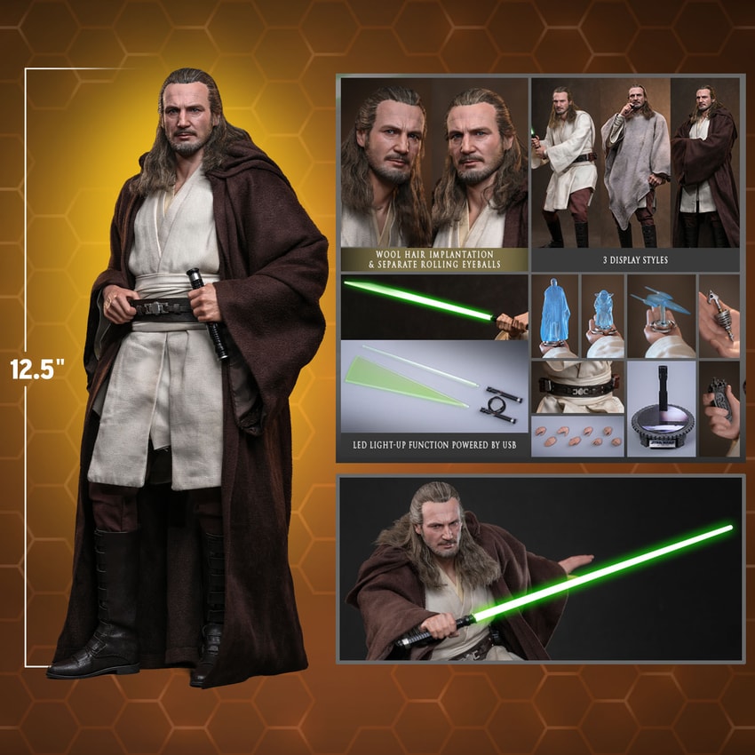 Star Wars Qui-Gon Jinn™ (Artisan Edition) Sixth Scale Figure - Prototype Shown View 2