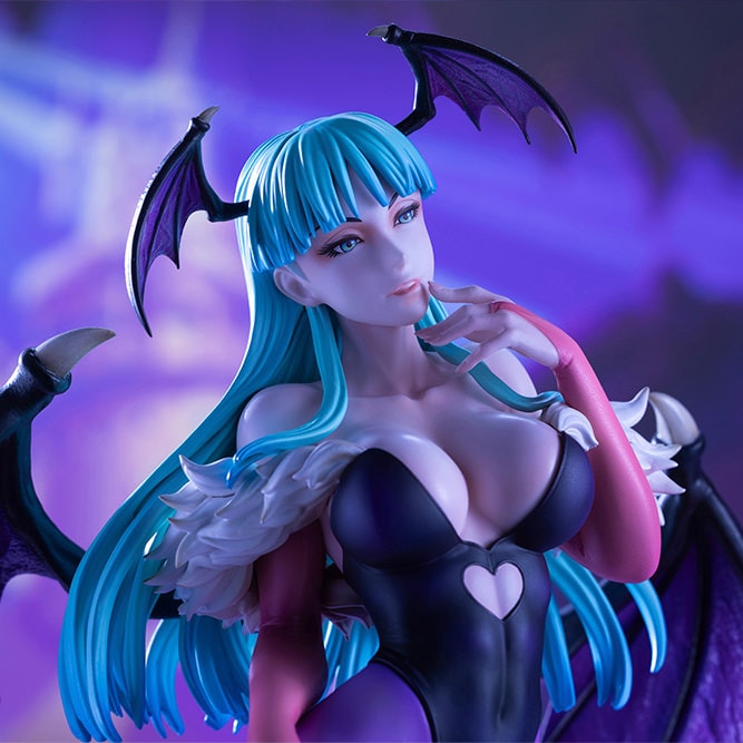 Darkstalkers Morrigan Aensland Collectible Figure - Prototype Shown View 4