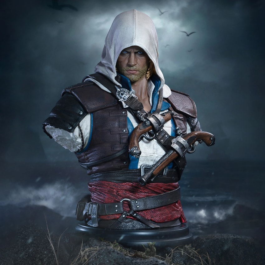 Assassins Creed Edward Bust - Prototype Shown View 1