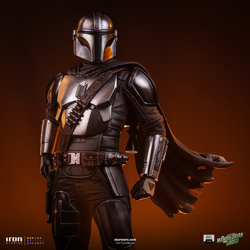 The Mandalorian and Grogu Quarter Scale Statue by Iron Studios