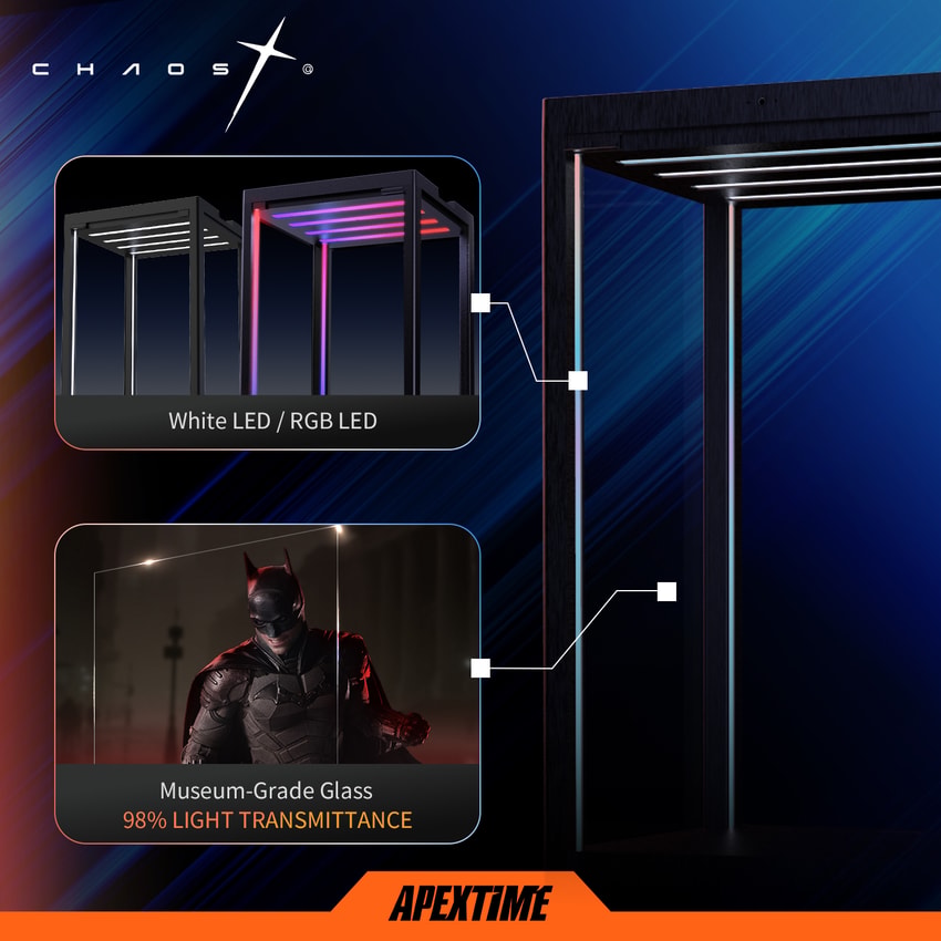 Apextime Chaos X Display Case - Prototype Shown View 4