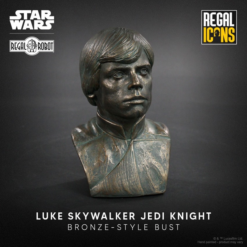 Star Wars Luke Skywalker Jedi Knight Bust - Prototype Shown View 4