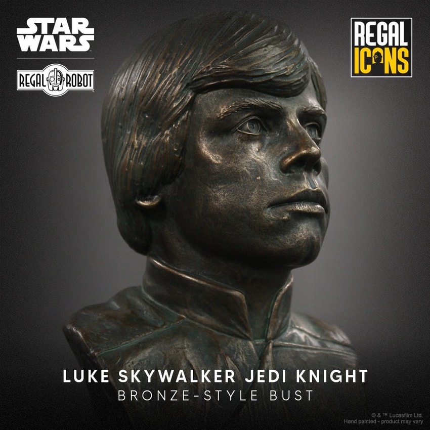 Star Wars Luke Skywalker Jedi Knight Bust - Prototype Shown View 5