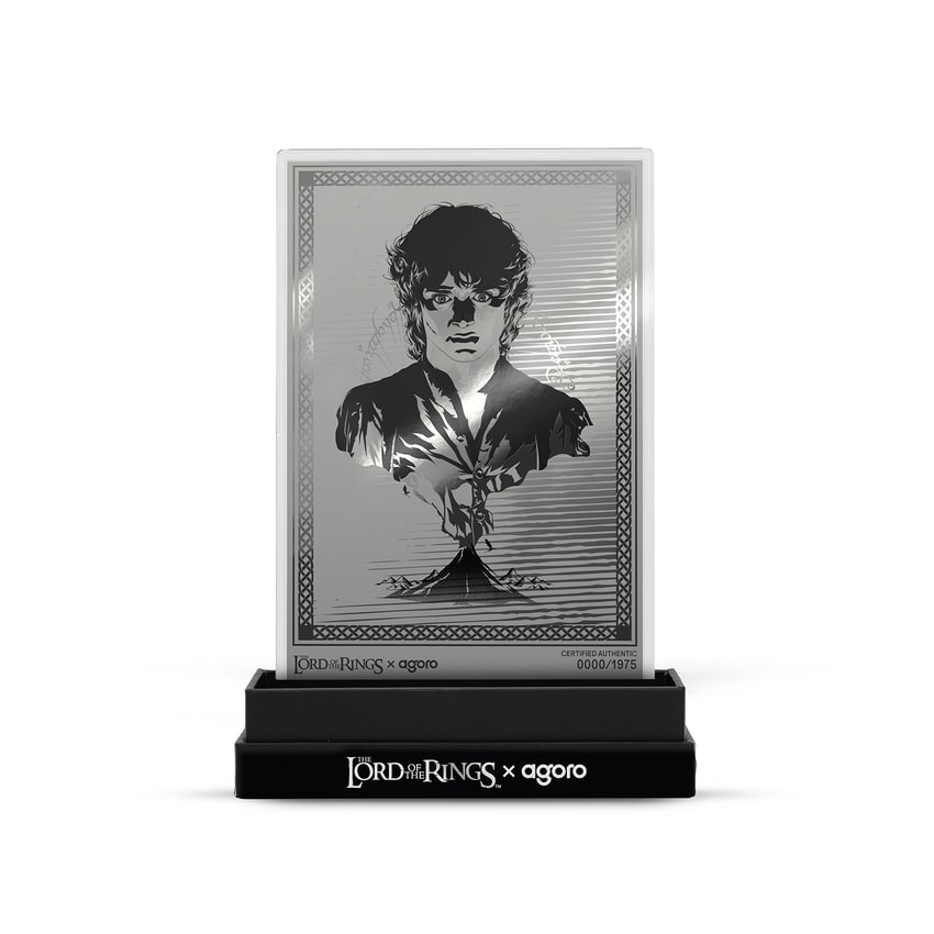 The Lord of the Rings Frodo's Journey Silver Collectible - Prototype Shown View 6