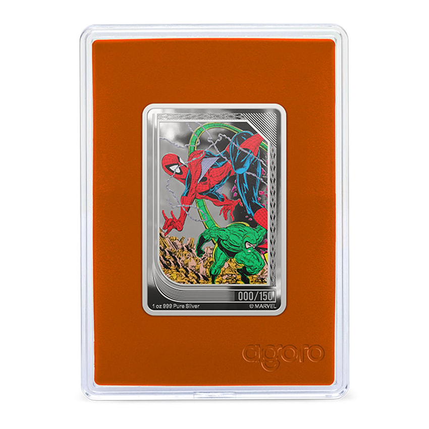 Marvel Collector Box – Spider-Man: Comic Art Through The Ages Silver Collectible - Prototype Shown View 4