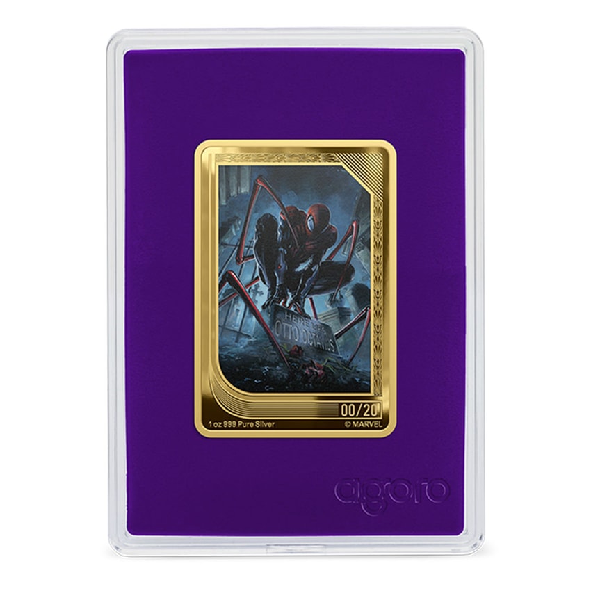 Marvel Collector Box – Spider-Man: Comic Art Through The Ages Silver Collectible - Prototype Shown View 6