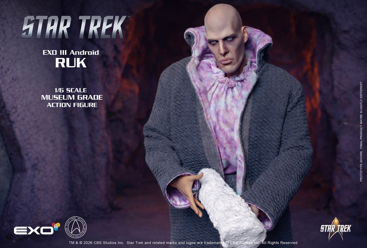 Star Trek Ruk Sixth Scale Figure - Prototype Shown View 3