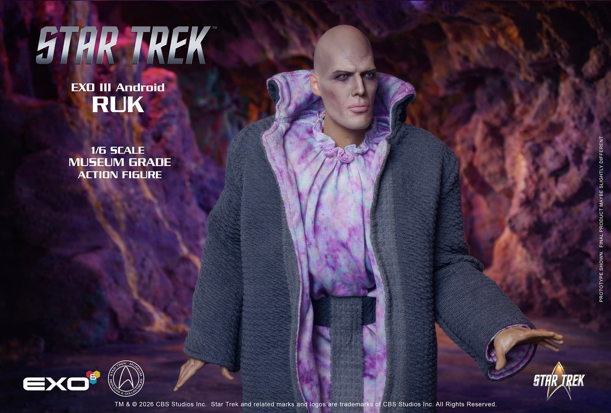 Star Trek Ruk Sixth Scale Figure - Prototype Shown View 4