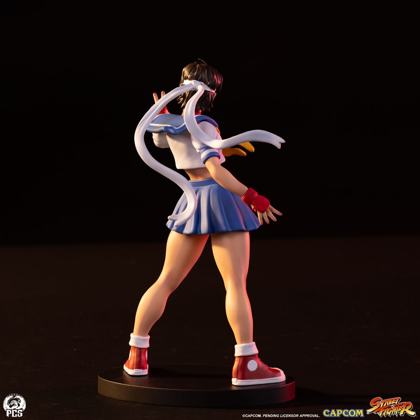 Street Fighter Sakura and Sodom 1:10 Scale Statue - Prototype Shown View 6