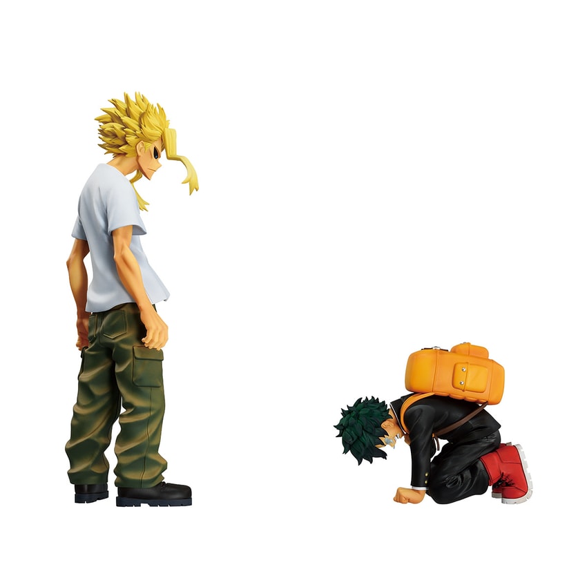My Hero Academia Izuku Midoriya & All Might (The Story of How He Became the Greatest Hero) Collectible Figure - Prototype Shown View 4