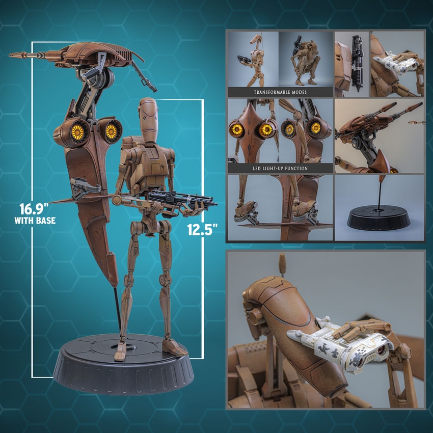 Battle Droid and STAP™ Sixth Scale Figure Set by Hot Toys