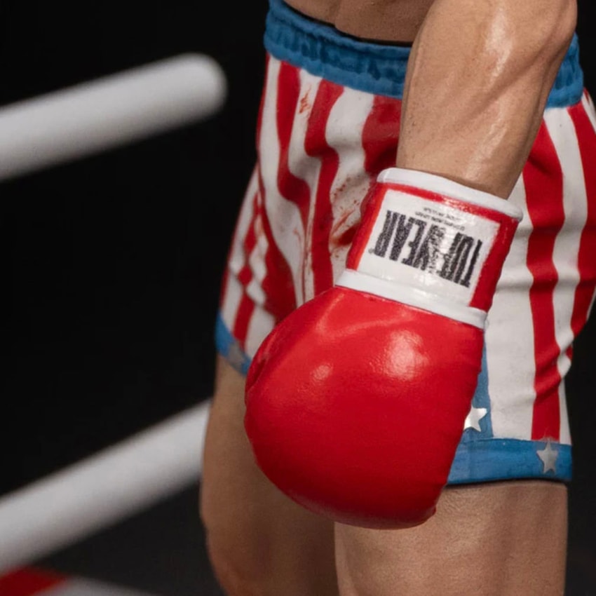 Rocky Rocky Over Drago: Through the Ropes 1:10 Scale Statue - Prototype Shown View 6