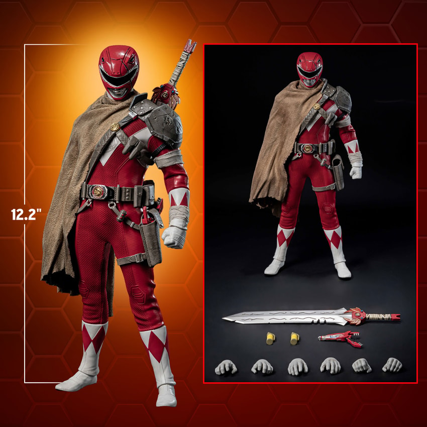 Red Power Ranger Sixth Scale Figure by Threezero | Sideshow