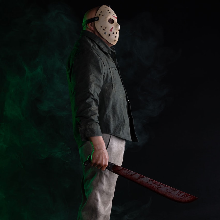 Friday the 13th Jason “Part 3” 1:3 Scale Statue - Prototype Shown View 4