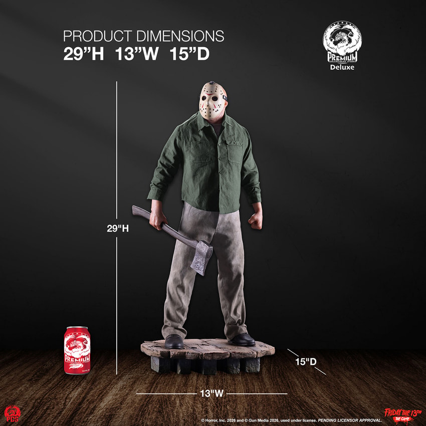 Friday the 13th Jason “Part 3” (Deluxe Edition) 1:3 Scale Statue - Prototype Shown View 2