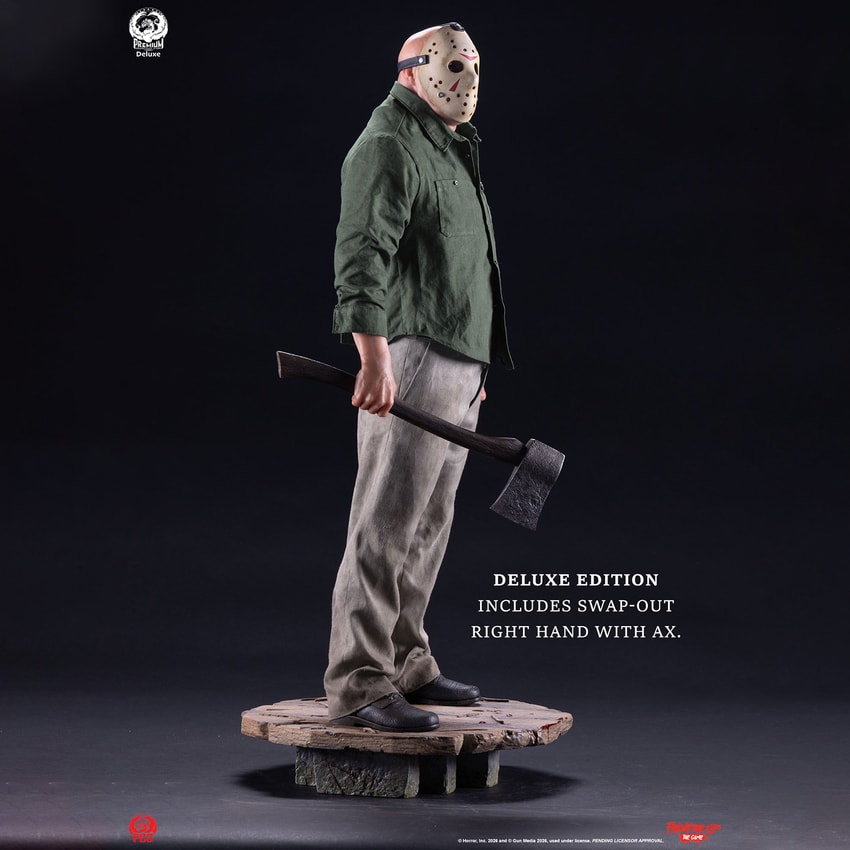 Friday the 13th Jason “Part 3” (Deluxe Edition) 1:3 Scale Statue - Prototype Shown View 3