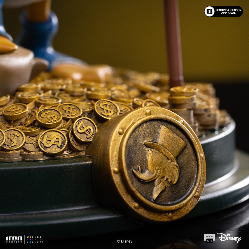 Disney Uncle Scrooge McDuck 1:10 Scale Statue - Prototype Shown View 6