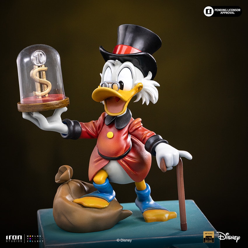 Disney Uncle Scrooge McDuck and Nephews 1:10 Scale Statue - Prototype Shown View 3