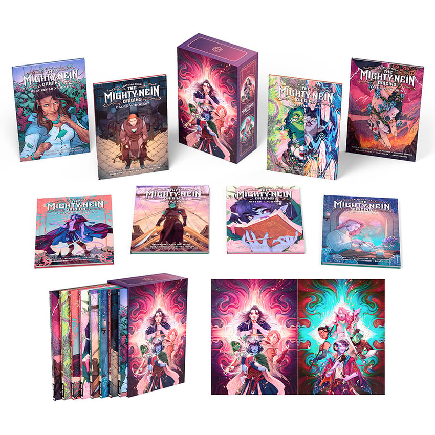 Critical Role Critical Role: The Mighty Nein Origins Boxed Set Book - Prototype Shown View 2
