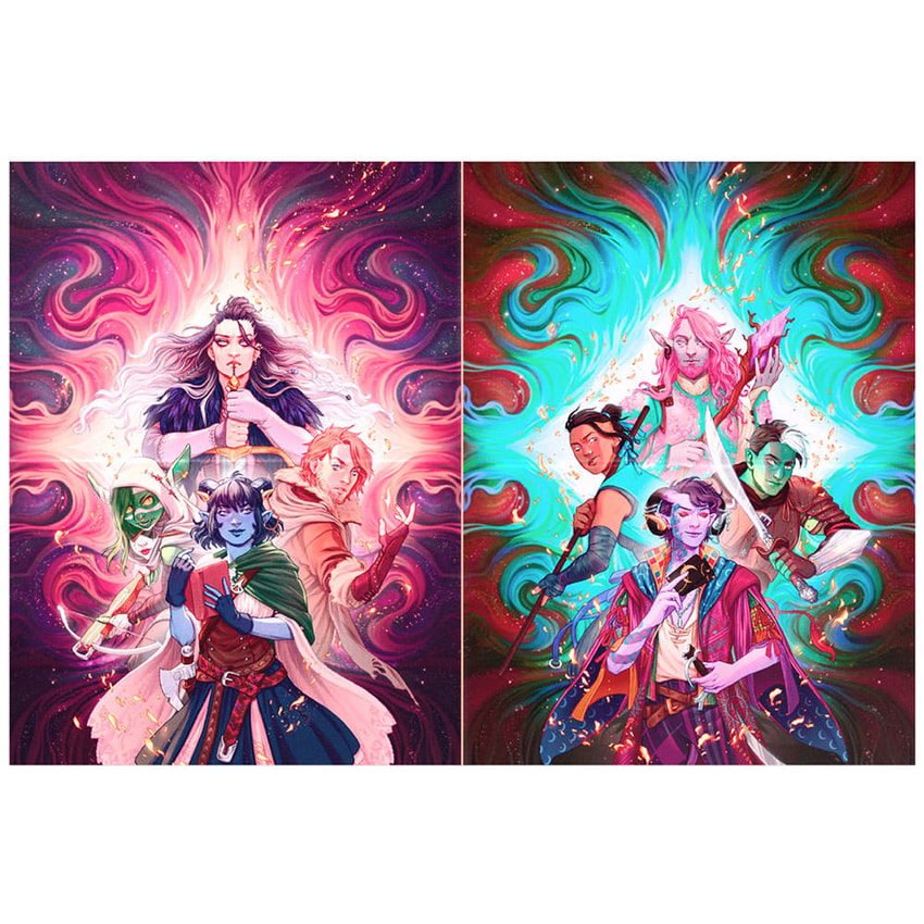 Critical Role Critical Role: The Mighty Nein Origins Boxed Set Book - Prototype Shown View 6