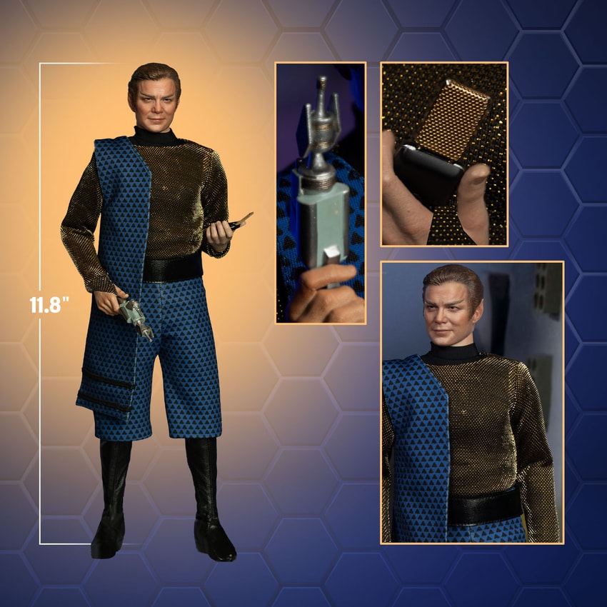 Star Trek Captain James T. Kirk (Romulan Disguise) Sixth Scale Figure - Prototype Shown View 2