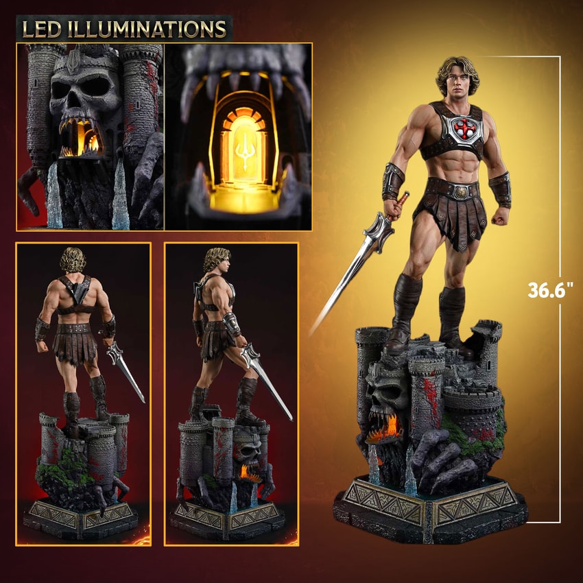 Masters of the Universe He-Man 1:3 Scale Statue - Prototype Shown View 2