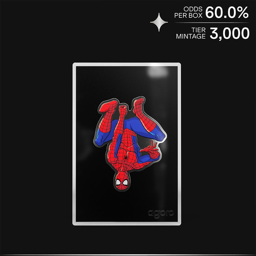 Marvel Spider-Man Transforms Blind Box Silver Collectible - Prototype Shown View 4