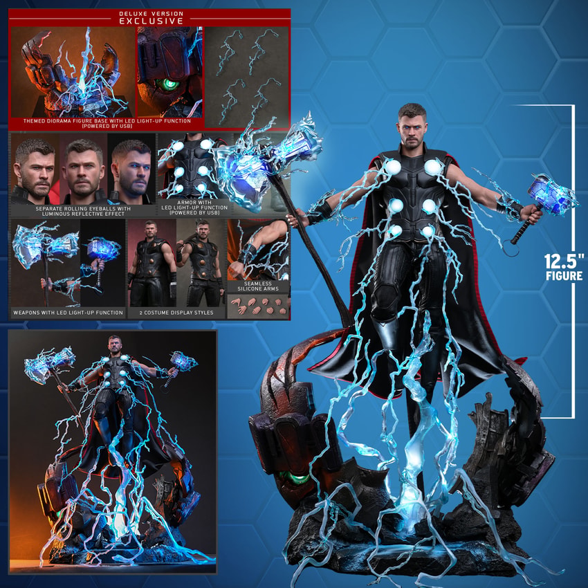 Marvel Thor (Deluxe Version) Sixth Scale Figure - Prototype Shown View 2
