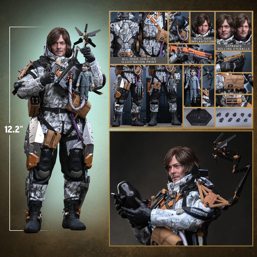 Death Stranding Sam (Junji Ito Suit) (Artisan Edition) Sixth Scale Figure - Prototype Shown View 2