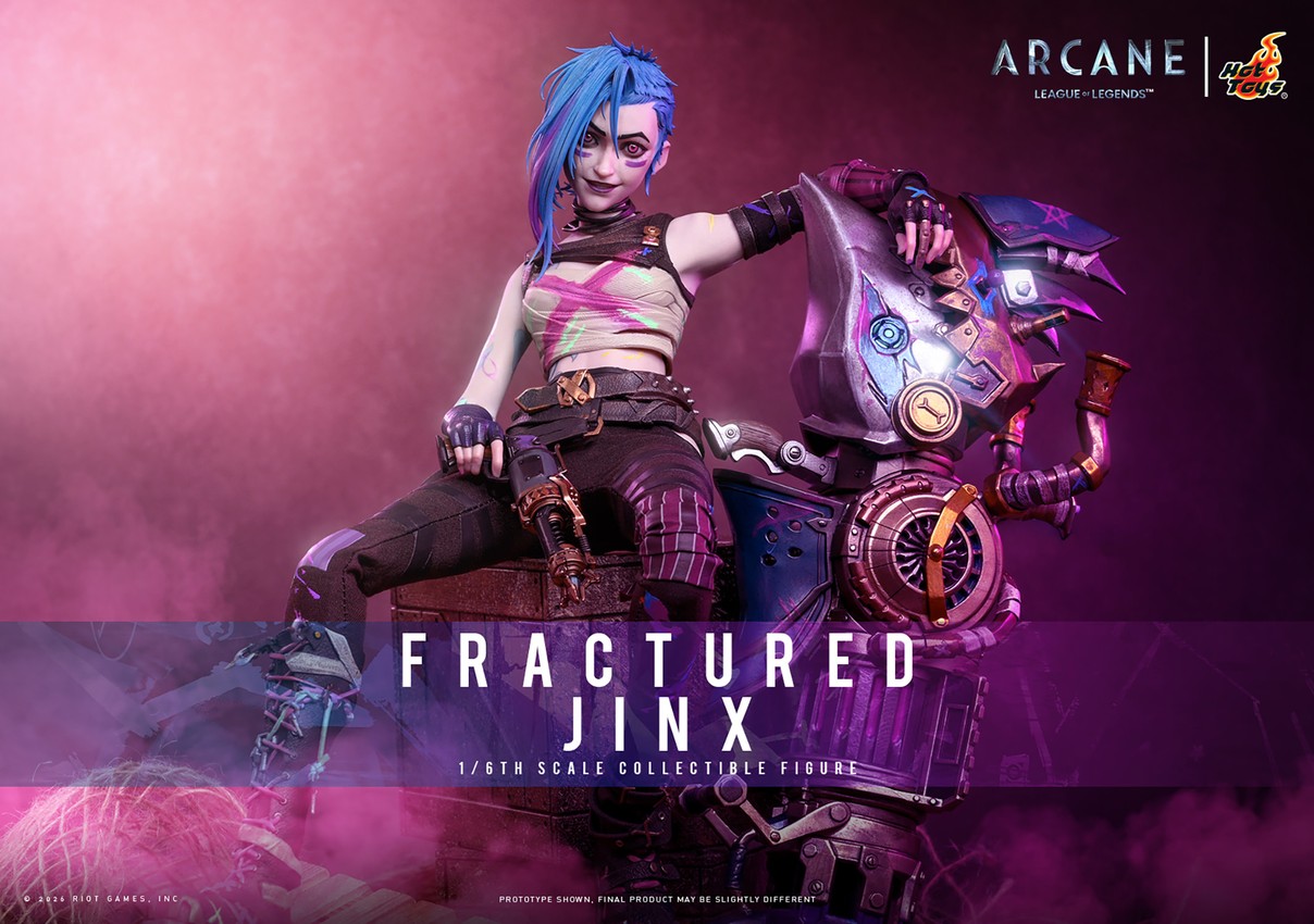 J庭 JINX Fractured Jinx Sixth Scale Figure by Hot Toys | Sideshow Collectibles