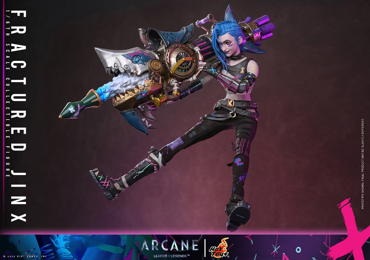 J庭 JINX Fractured Jinx Sixth Scale Figure by Hot Toys | Sideshow Collectibles