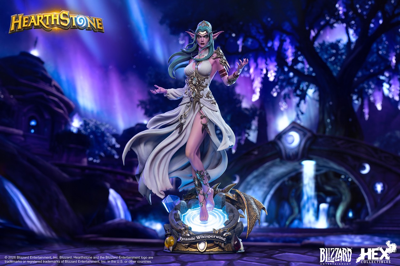 ヴァトス Tyrande Whisperwind Statue by HEX Collectibles | Sideshow Collectibles