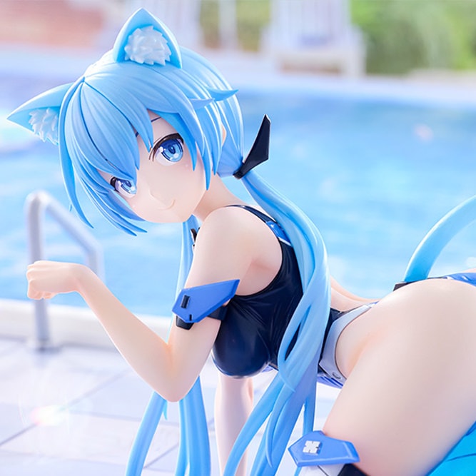 Frame Arms Stylet (Swimsuit Version) Collectible Figure - Prototype Shown View 6