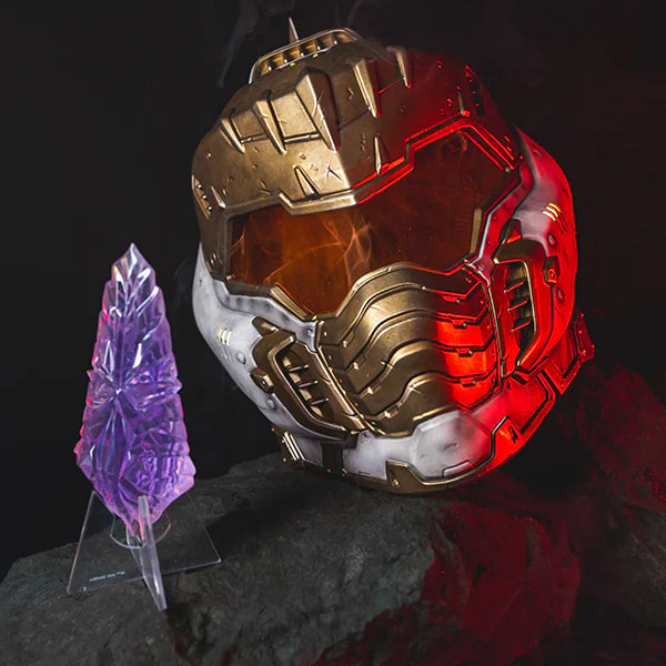 Doom DOOM: The Dark Ages Wearable Helmet Prop Replica - Prototype Shown View 1